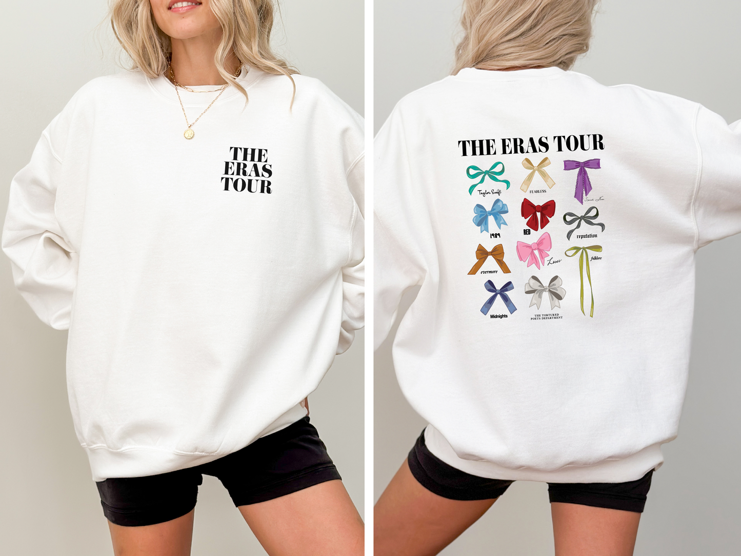 Taylor Eras Tour Sweatshirt, Bows Sweatshirt, Eras Tour Sweatshirt