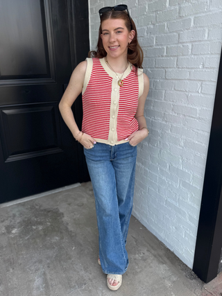 Tide and Sun Button Vest