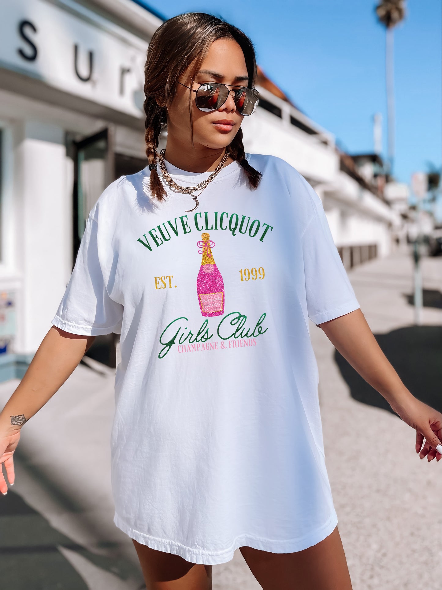 Veuve Tennis Club Comfort Colors t shirt