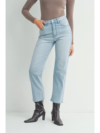 Vintage Straight Light Wash Denim