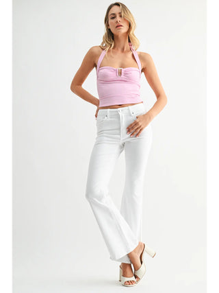 Vintage Relaxed Slight Flare WHITE
